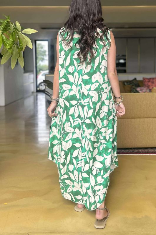 The Botanical Dress Emerald